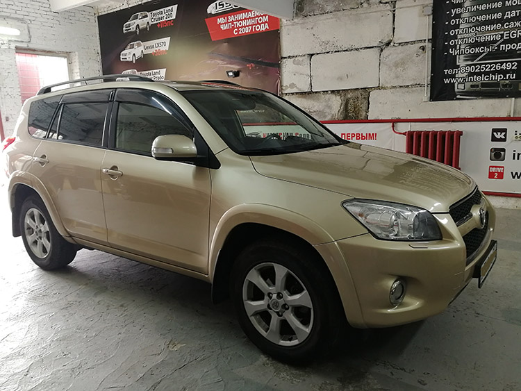 Toyota rav4 2400cc увеличение мощности + евро2